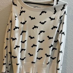 Bat White Long Sleeve Woman  | Grayson Threads